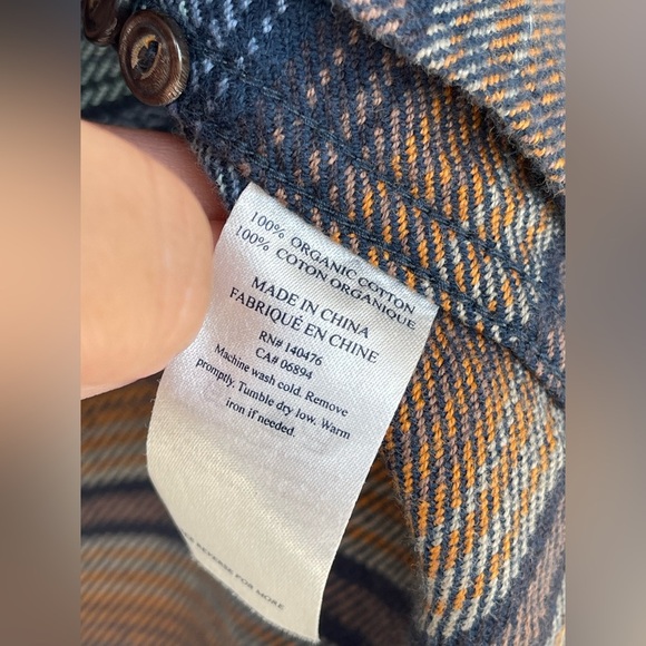 FAHERTY Seaview Shirt  in Deser Sunset Large - Picture 9 of 11